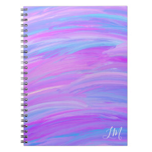 Painted Colours Personalised Spiral Photo Notebook
