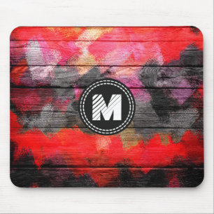 Painted Colours Wood Look #8 Mouse Pad