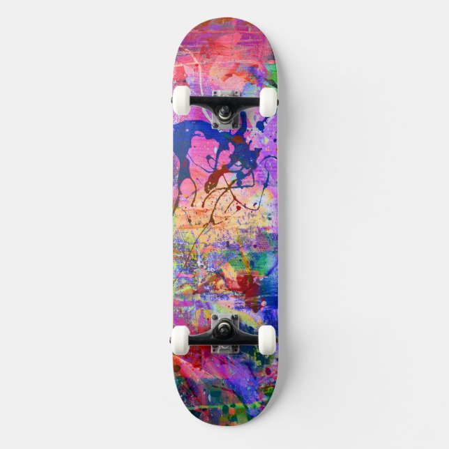Painted Cool Skateboard (Front)