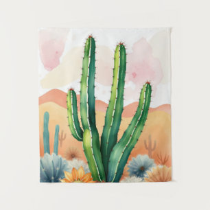Painted Desert Blooms Tapestry