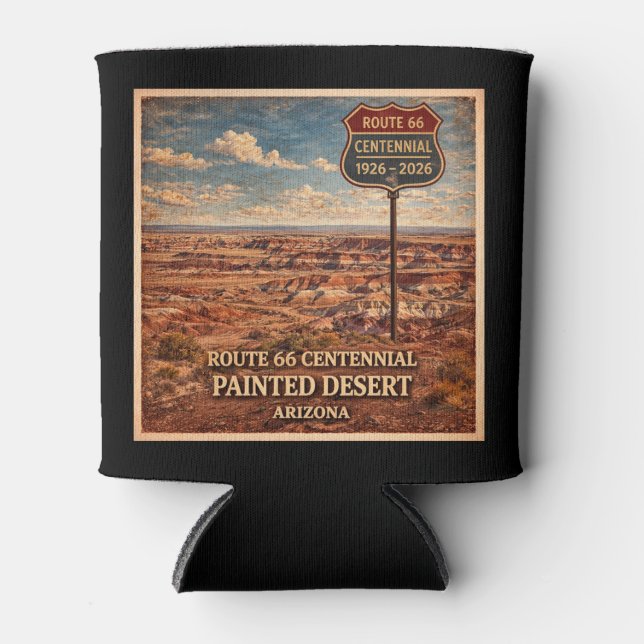 Painted Desert Centennial Roadside Refreshment Can Cooler (Front)