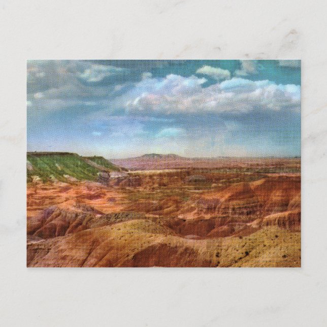 Painted Desert Vintage Postcard (Front)