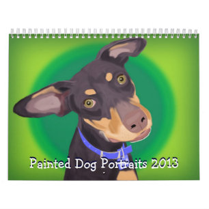 Painted Dog Portraits 2013, Colourful and Vibrant Calendar