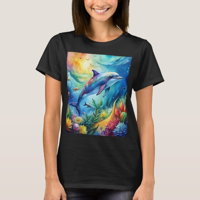 Painted Dolphin T-Shirt (Front)