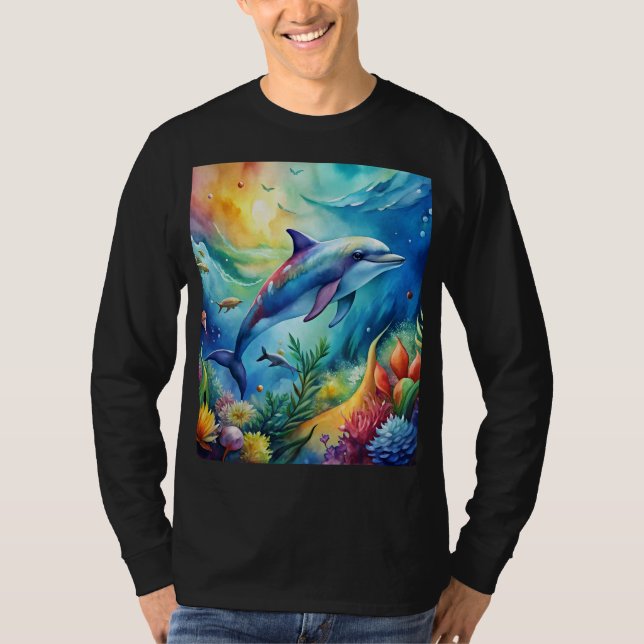 Painted Dolphin T-Shirt (Front)