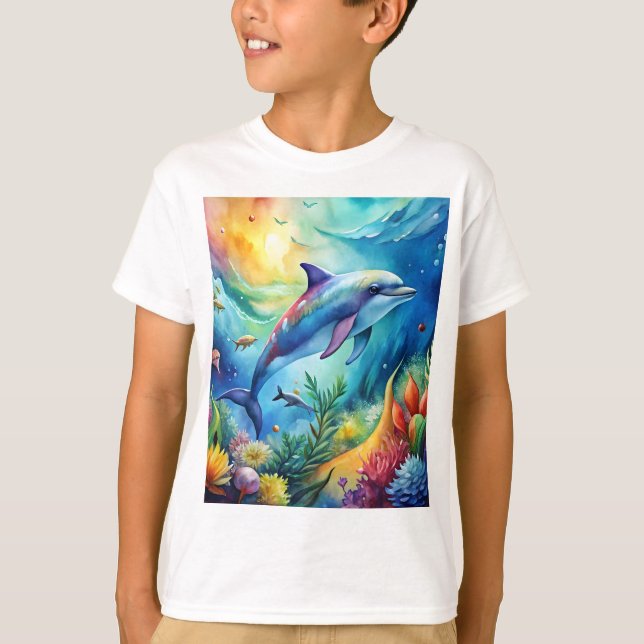Painted Dolphin T-Shirt (Front)