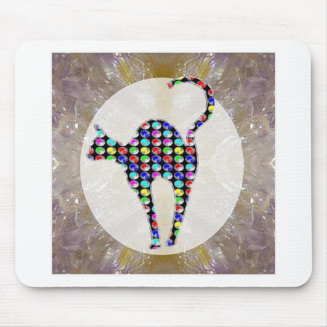 Painted Domestic animals Cats Kitten Pet Mouse Pad (Front)