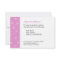 Painted Dots pink white Wedding Enclosure Card