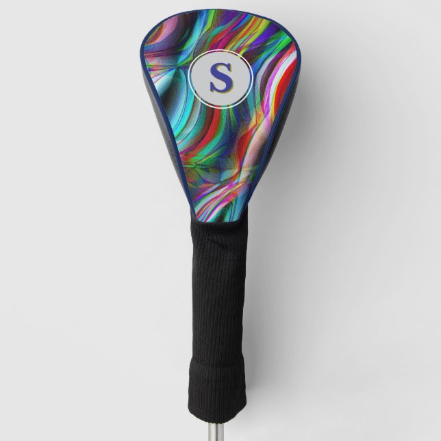 Painted Dunes Monogram Golf Head Cover (Front)
