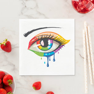 Painted Eye Napkin