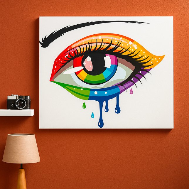 Painted Eye Poster (Creator Uploaded)