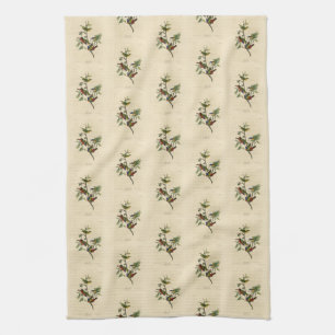 Painted Finch (Bunting) Audubon's Birds of America Tea Towel