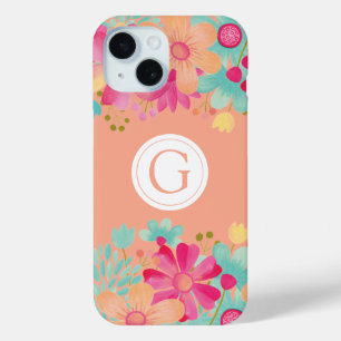 Painted Floral Monogram Customised Cover