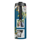 Painted Floral Photo Collage Personalised Names