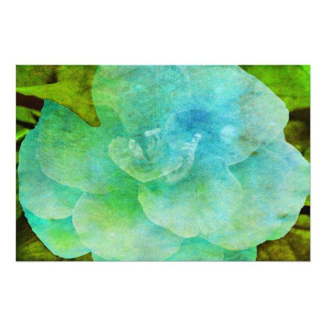 Painted Flower Photo Print (Front)