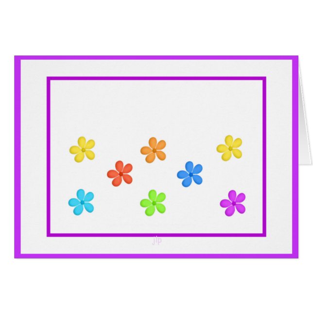 Painted Flowers (Front Horizontal)
