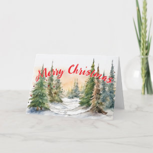 Painted Forest Holiday Card