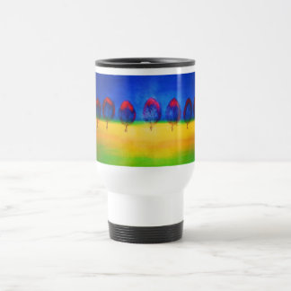 painted forest travel mug