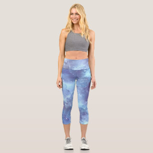 Painted Galaxy Series Design 10 Capri Leggings