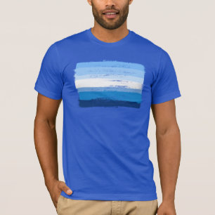 Painted Gay Male Pride T-Shirt
