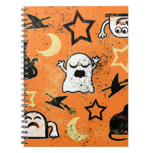 Painted Ghosts and Cats Notebook