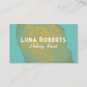 Painted Gold Business Card