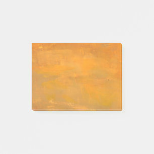 Painted Golden Grunge Abstract Post-it Notes