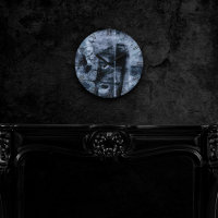 Painted Graffiti Grunge | Dark Navy and Denim Blue