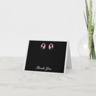 Painted Groom Silhouette Gay Wedding Thank You