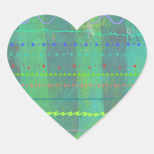 Painted Heart Heart Sticker