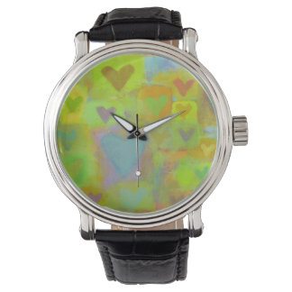 Painted Hearts Watch
