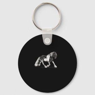 Painted Horse Horseback Riding Equestrian Gift Ide Key Ring