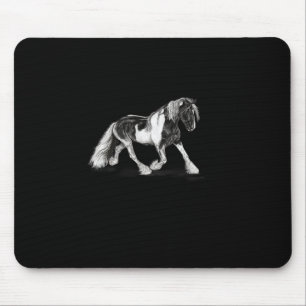 Painted Horse Horseback Riding Equestrian Gift Ide Mouse Pad