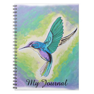 Painted Hummingbird Notebook