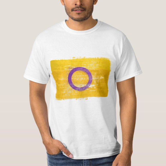 PAINTED INTERSEX PRIDE T-Shirt (Front)