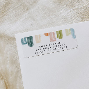Painted Jewels Return Address Labels