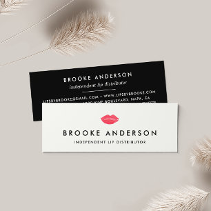 Painted Kiss   Lip Product Distributor Mini Business Card