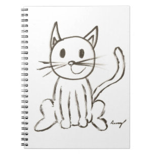 Painted Kitty Notebook