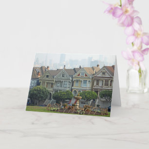 Painted Ladies, San Francisco, California Card