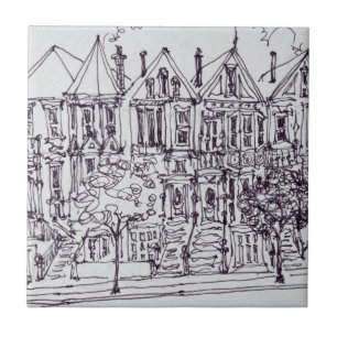 Painted Ladies   San Francisco, California Tile