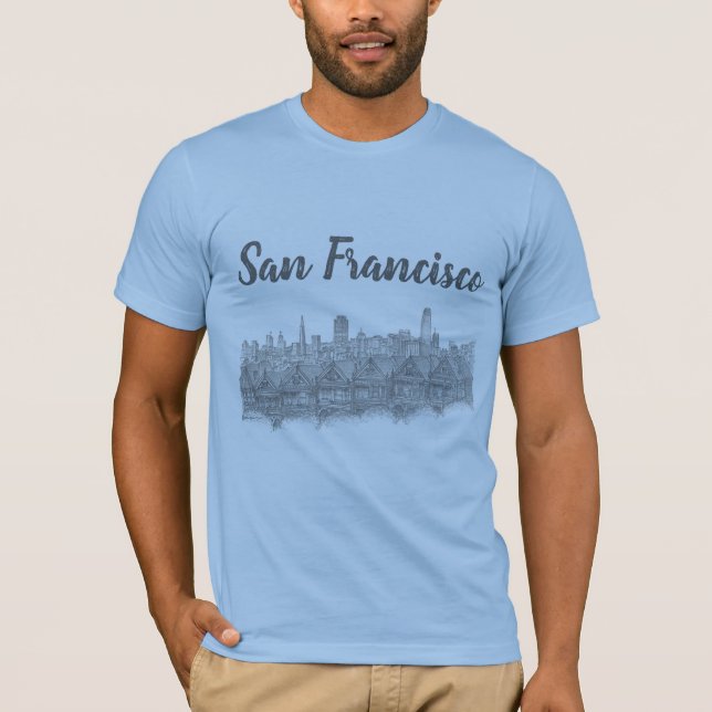 Painted Ladies, San Francisco, United States T-Shirt (Front)