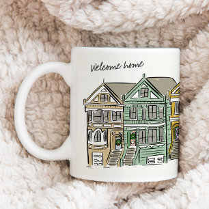 Painted Ladies San Francisco Welcome Home Coffee Mug