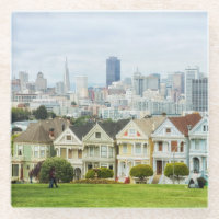 Painted Ladies, Victorian houses and skyline