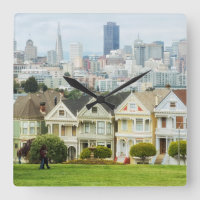 Painted Ladies, Victorian houses and skyline