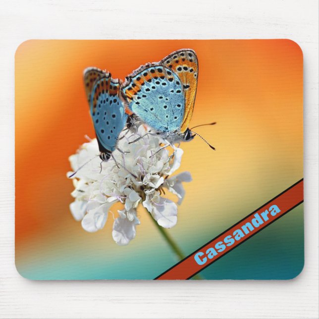 Painted Lady Butterflies Mouse Pad (Front)