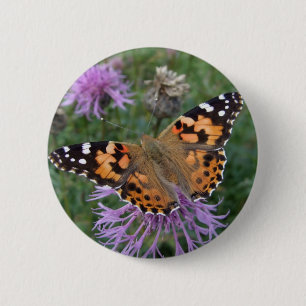 Painted Lady Button