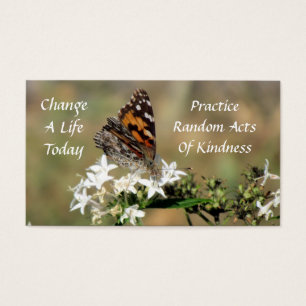 Painted Lady Random Acts of Kindness Card