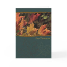 Painted leafs for Thanksgiving