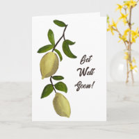 Painted Lemons Get Well Soon
