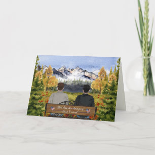 Painted Letters From Home, Best Friend In Bootcamp Card